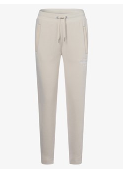 Calvin Klein Jeans - Damskie spodnie dresowe, beżowy ze sklepu vangraaf w kategorii Spodnie damskie - zdjęcie 134380673