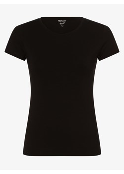 Marie Lund T-shirt damski Kobiety Dżersej czarny jednolity ze sklepu vangraaf w kategorii Bluzki damskie - zdjęcie 134381013