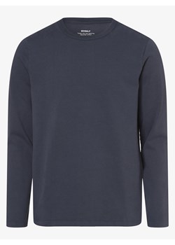 ECOALF - Męska koszulka z długim rękawem – Patchalf, niebieski ze sklepu vangraaf w kategorii T-shirty męskie - zdjęcie 134381740