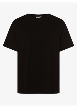 mbyM T-shirt damski Kobiety Bawełna czarny jednolity ze sklepu vangraaf w kategorii Bluzki damskie - zdjęcie 134381742