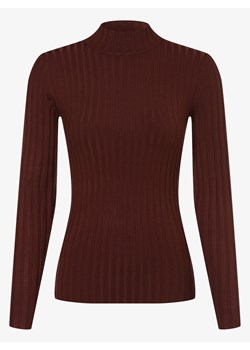 mbyM - Damska koszulka z długim rękawem – Magen, czerwony|brązowy|lila ze sklepu vangraaf w kategorii Bluzki damskie - zdjęcie 134381744
