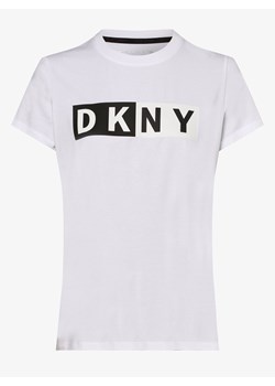 DKNY T-shirt damski Kobiety Bawełna biały nadruk ze sklepu vangraaf w kategorii Bluzki damskie - zdjęcie 134382943