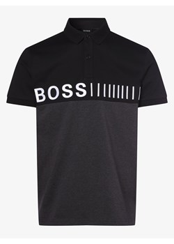 BOSS Green - Męska koszulka polo – Pavel, czarny ze sklepu vangraaf w kategorii T-shirty męskie - zdjęcie 134383093