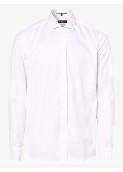 Eterna Slim Fit - Koszula męska z wywijanymi mankietami – niewymagająca prasowania, biały ze sklepu vangraaf w kategorii Koszule męskie - zdjęcie 134384372