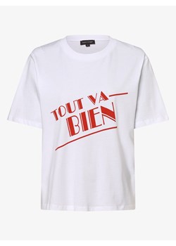 Franco Callegari T-shirt damski Kobiety Dżersej biały nadruk ze sklepu vangraaf w kategorii Bluzki damskie - zdjęcie 134384400