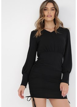 Czarna Sukienka Olonia ze sklepu Born2be Odzież w kategorii Sukienki - zdjęcie 134384901