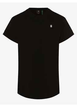 G-Star RAW T-shirt męski Mężczyźni Bawełna czarny jednolity ze sklepu vangraaf w kategorii T-shirty męskie - zdjęcie 134520263
