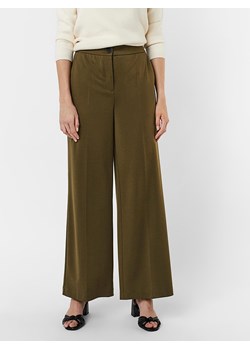 Spodnie "Berta" w kolorze khaki ze sklepu Limango Polska w kategorii Spodnie damskie - zdjęcie 134582054