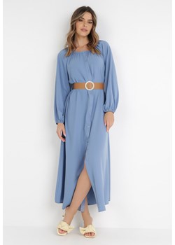 Niebieska Sukienka Dorothoe ze sklepu Born2be Odzież w kategorii Sukienki - zdjęcie 134603353