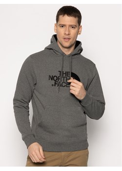 Bluza męska The North Face szara z napisami  ze sklepu MODIVO w kategorii Bluzy męskie - zdjęcie 134651522
