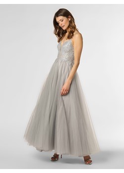 Luxuar Fashion - Damska sukienka wieczorowa z etolą, szary ze sklepu vangraaf w kategorii Sukienki - zdjęcie 134655364