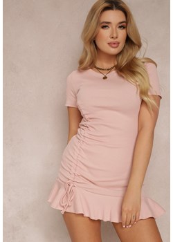 Różowa Sukienka Corbeas ze sklepu Renee odzież w kategorii Sukienki - zdjęcie 134662204