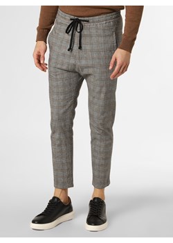 Drykorn Spodnie z dodatkiem lnu Mężczyźni Bawełna beżowy wzorzysty ze sklepu vangraaf w kategorii Spodnie męskie - zdjęcie 134721400