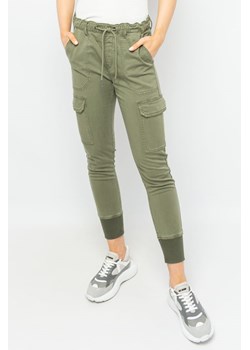 joggery damskie pepe jeans pl211549 zielone ze sklepu Royal Shop w kategorii Spodnie damskie - zdjęcie 134734312