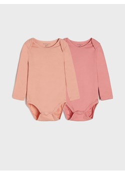 Sinsay - Body 2 pack - Różowy ze sklepu Sinsay w kategorii Odzież dla niemowląt - zdjęcie 134747533