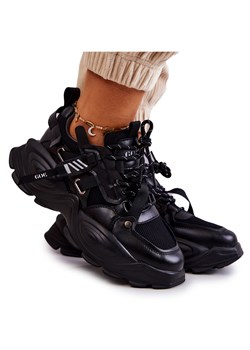 Buty Sportowe Sneakersy GOE JJ2N4083 Czarne ze sklepu ButyModne.pl w kategorii Buty sportowe damskie - zdjęcie 134768763