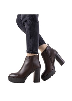 botki na obcasie zalando