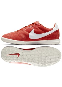 Nike buty sportowe męskie czerwone skórzane 