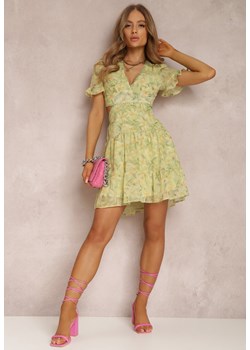 Zielona Sukienka Cythiala ze sklepu Renee odzież w kategorii Sukienki - zdjęcie 134899391