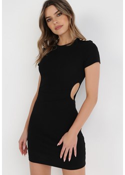 Czarna Sukienka Hyrmameia ze sklepu Born2be Odzież w kategorii Sukienki - zdjęcie 134944480