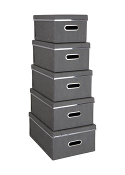 Bigso Box of Sweden zestaw pudełek do przechowywania Joachim (5-set) ze sklepu ANSWEAR.com w kategorii Pudełka i pojemniki - zdjęcie 134985510