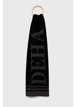 Deha Szal damski kolor czarny wzorzysty ze sklepu ANSWEAR.com w kategorii Szaliki i chusty damskie - zdjęcie 135023801