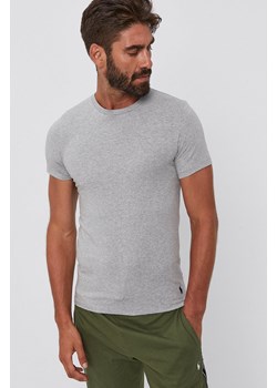 Polo Ralph Lauren T-shirt (2-pack) 714835960003 męski kolor szary gładki ze sklepu ANSWEAR.com w kategorii T-shirty męskie - zdjęcie 135028284