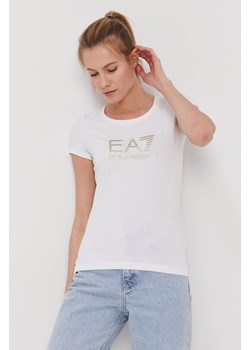 EA7 Emporio Armani - T-shirt 8NTT63.TJ12Z ze sklepu ANSWEAR.com w kategorii Bluzki damskie - zdjęcie 135036304