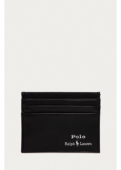 Polo Ralph Lauren Portfel skórzany 405803867002 męski kolor czarny ze sklepu ANSWEAR.com w kategorii Portfele męskie - zdjęcie 135044143