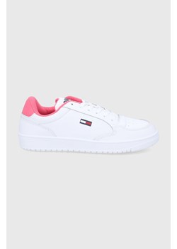 Tommy Jeans buty EN0EN01729.YBR.CITY.CU kolor biały ze sklepu ANSWEAR.com w kategorii Trampki damskie - zdjęcie 135068524