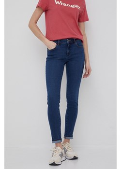 Wrangler jeansy SKINNY SOFT STAR damskie medium waist ze sklepu ANSWEAR.com w kategorii Jeansy damskie - zdjęcie 135078443
