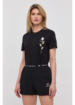 Miss Sixty t-shirt bawełniany kolor czarny ze sklepu ANSWEAR.com w kategorii Bluzki damskie - zdjęcie 135084343