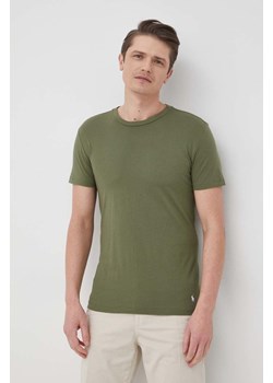 Polo Ralph Lauren t-shirt bawełniany (3-pack) 714830304013 gładki ze sklepu ANSWEAR.com w kategorii T-shirty męskie - zdjęcie 135095331