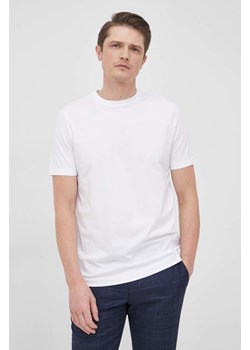 BOSS t-shirt bawełniany kolor biały 50468347 ze sklepu ANSWEAR.com w kategorii T-shirty męskie - zdjęcie 135097031