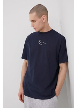 Karl Kani t-shirt bawełniany kolor granatowy z aplikacją ze sklepu ANSWEAR.com w kategorii T-shirty męskie - zdjęcie 135097473