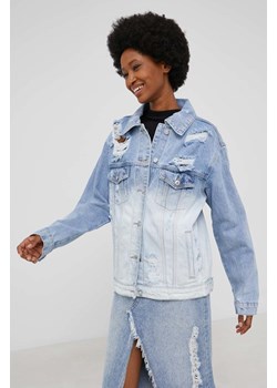 Answear Lab kurtka jeansowa damska przejściowa ze sklepu ANSWEAR.com w kategorii Kurtki damskie - zdjęcie 135099974
