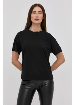 Nissa t-shirt damski kolor czarny ze sklepu ANSWEAR.com w kategorii Bluzki damskie - zdjęcie 135104561