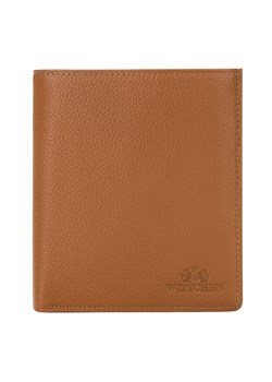 Średni męski portfel skórzany jasnobrązowy ze sklepu WITTCHEN w kategorii Portfele męskie - zdjęcie 135128071
