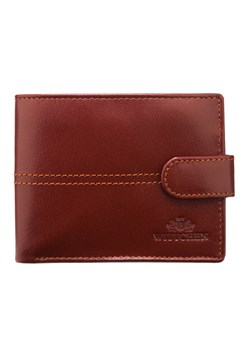 Skórzany portfel średni brązowy ze sklepu WITTCHEN w kategorii Portfele damskie - zdjęcie 135128121