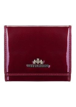 Damski portfel ze skóry naturalnej bordowy ze sklepu WITTCHEN w kategorii Portfele damskie - zdjęcie 135128150