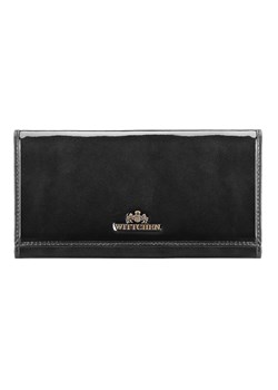 Duży portfel damski ze skóry lakierowanej czarny ze sklepu WITTCHEN w kategorii Portfele damskie - zdjęcie 135128152