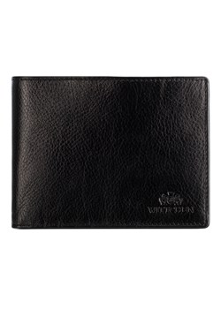 Męski portfel skórzany z rozkładanym panelem czarny ze sklepu WITTCHEN w kategorii Portfele męskie - zdjęcie 135128243