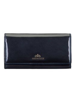 Damski portfel ze skóry lakierowanej podłużny ze sklepu WITTCHEN w kategorii Portfele damskie - zdjęcie 135130753