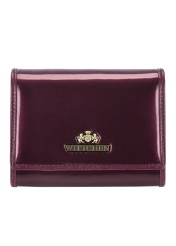 Damski portfel ze skóry lakierowany średni ze sklepu WITTCHEN w kategorii Portfele damskie - zdjęcie 135131022