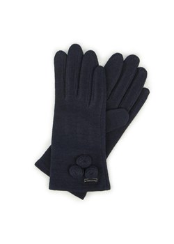 Damskie rękawiczki wełniane z okrągłymi ozdobami ze sklepu WITTCHEN w kategorii Rękawiczki damskie - zdjęcie 135131432