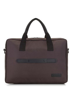 Męska torba na laptopa 15,6” klasyczna brązowo-czarna ze sklepu WITTCHEN w kategorii Torby na laptopa - zdjęcie 135133801