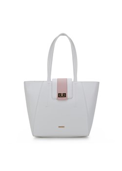 Torba shopperka z ozdobnym zapięciem ze sklepu WITTCHEN w kategorii Torby Shopper bag - zdjęcie 135134224