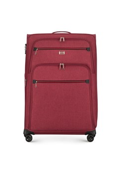 Duża walizka z kolorowym suwakiem ze sklepu WITTCHEN w kategorii Walizki - zdjęcie 135140762