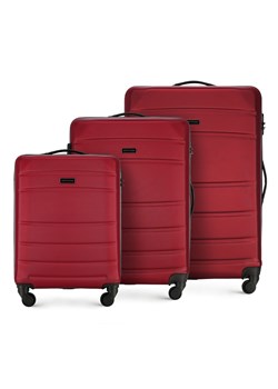 Zestaw walizek z ABS-u żłobionych ze sklepu WITTCHEN w kategorii Walizki - zdjęcie 135141390