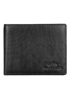Męski portfel skórzany z rozkładanym panelem czarny ze sklepu WITTCHEN w kategorii Portfele męskie - zdjęcie 135151714